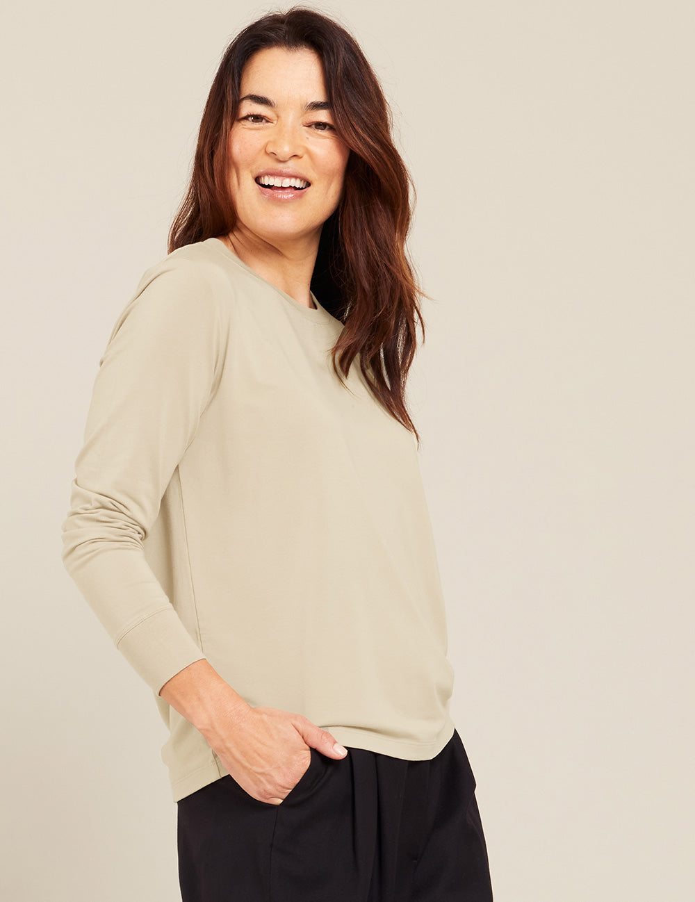 B10967_STONE_Women_s Classic Long Sleeve T-Shirt_5.jpg