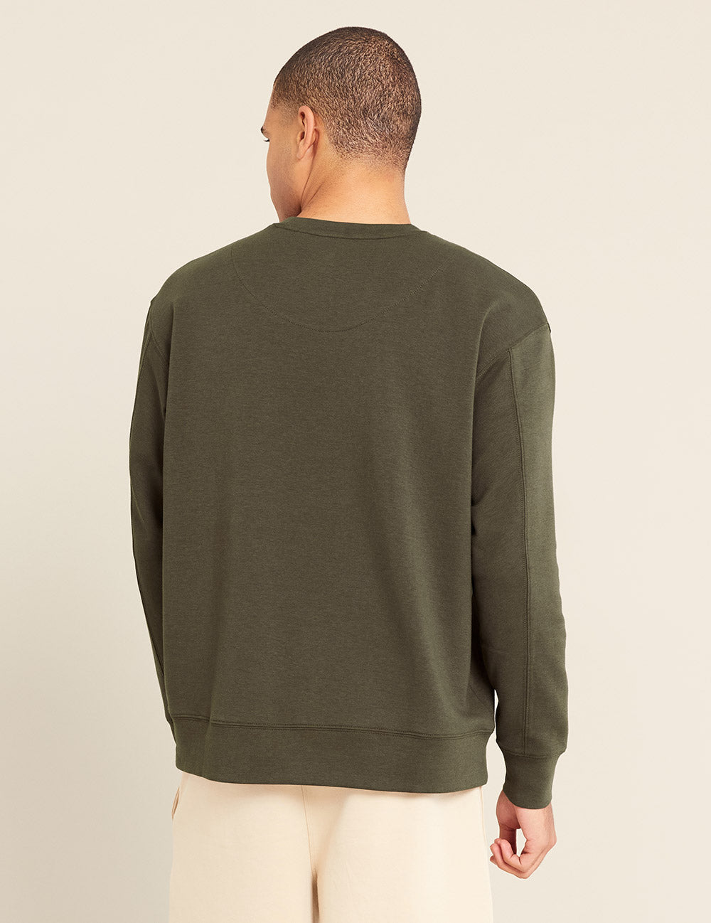 Gender-Neutral-Crew-Neck-Sweater-Dark-Olive-Male-Back.jpg